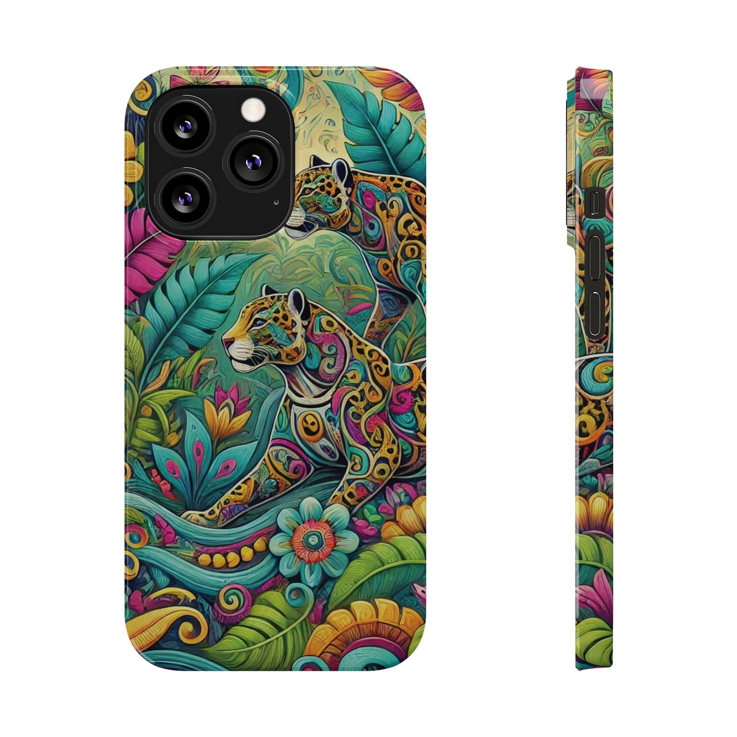 Slim Phone Cases - Jaguar Pop