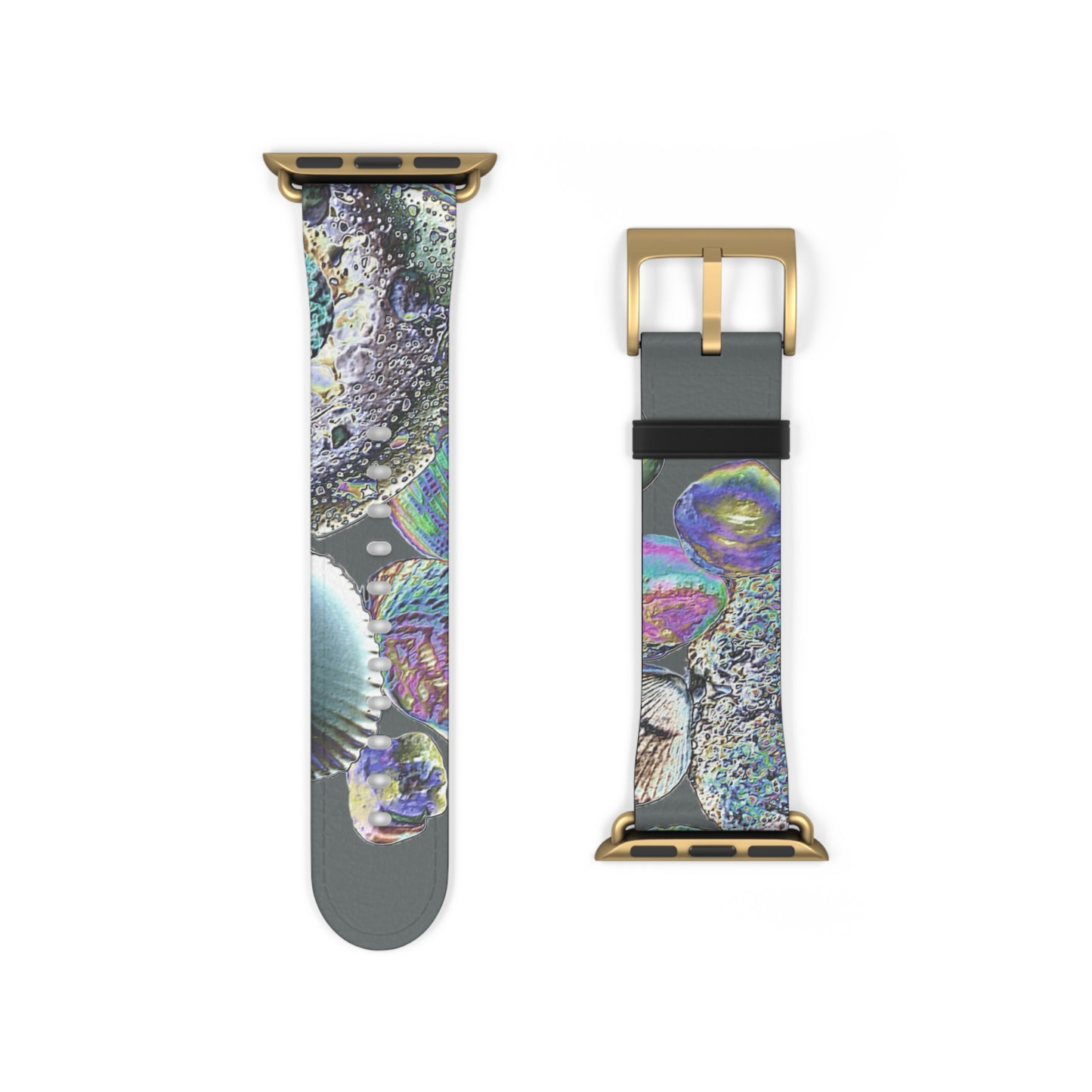 Apple Watch Band - Heatwave Seashell Collection, dark grey