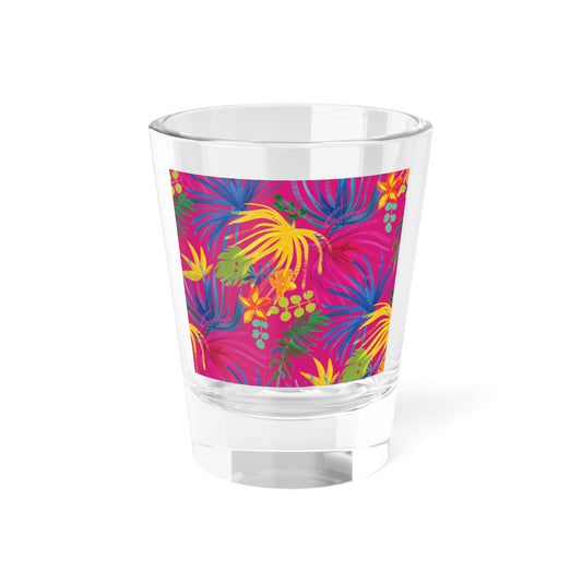 Clear Shot Glass, 1.5oz - Exotic Flora