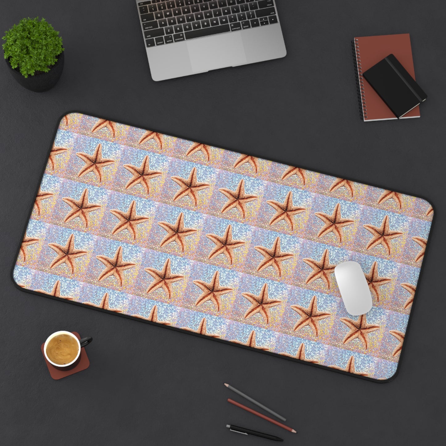 Tropical Mouse Pad/Desk Mat, 3 Sizes - Perfect for Home Office / Disco Starfish
