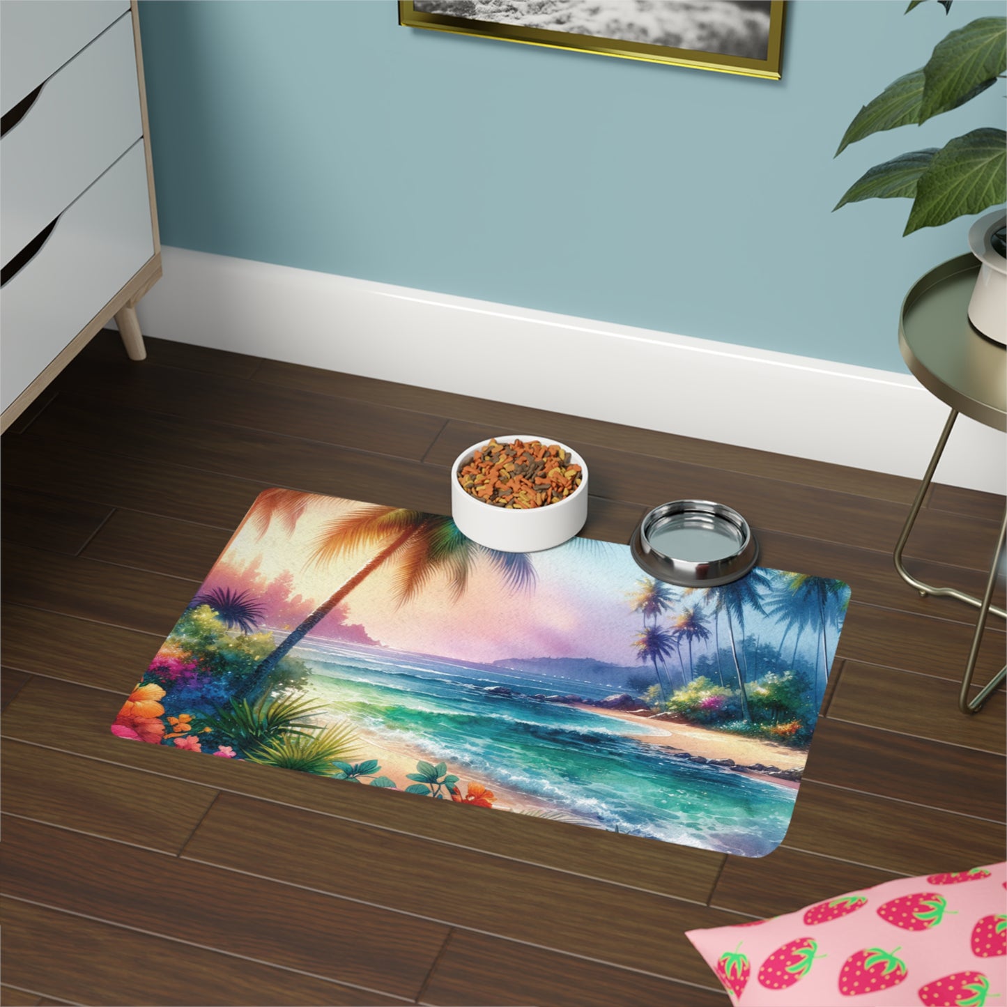 Pet Food Mat (12x18) - Bay of Peace