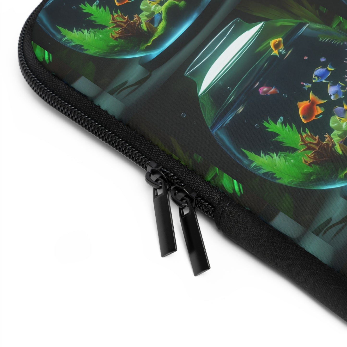 Tropical Laptop Sleeve, 5 Sizes - Perfect for Fish Lovers & Students / Tropical Fish Bowl #2