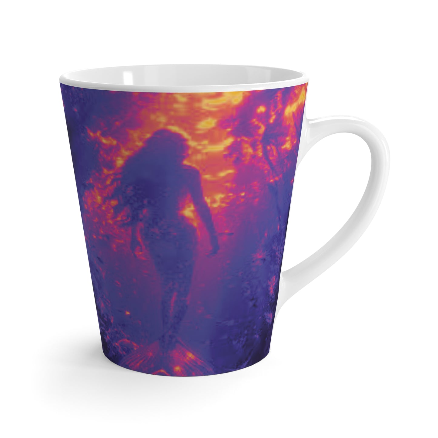 Latte White Mug - Mermaid Adventure/Pop