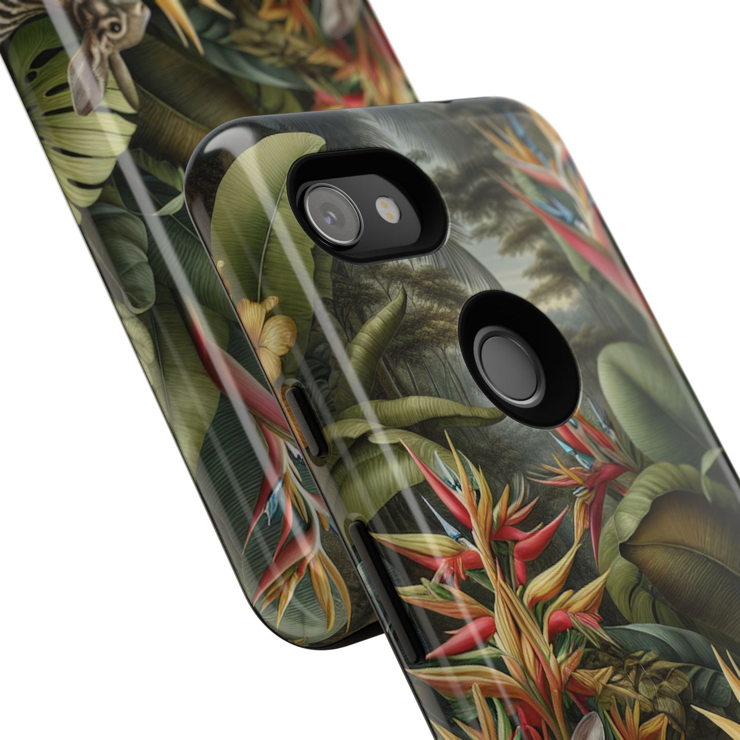 Rainforest Rabbit Outing Phone Case - Tough Cases with Summer Vibe