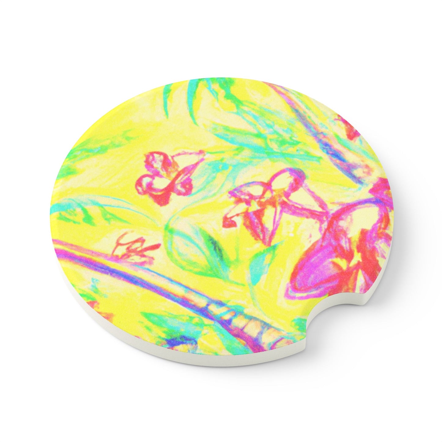 Soapstone Car Coaster - Happy Beach Days