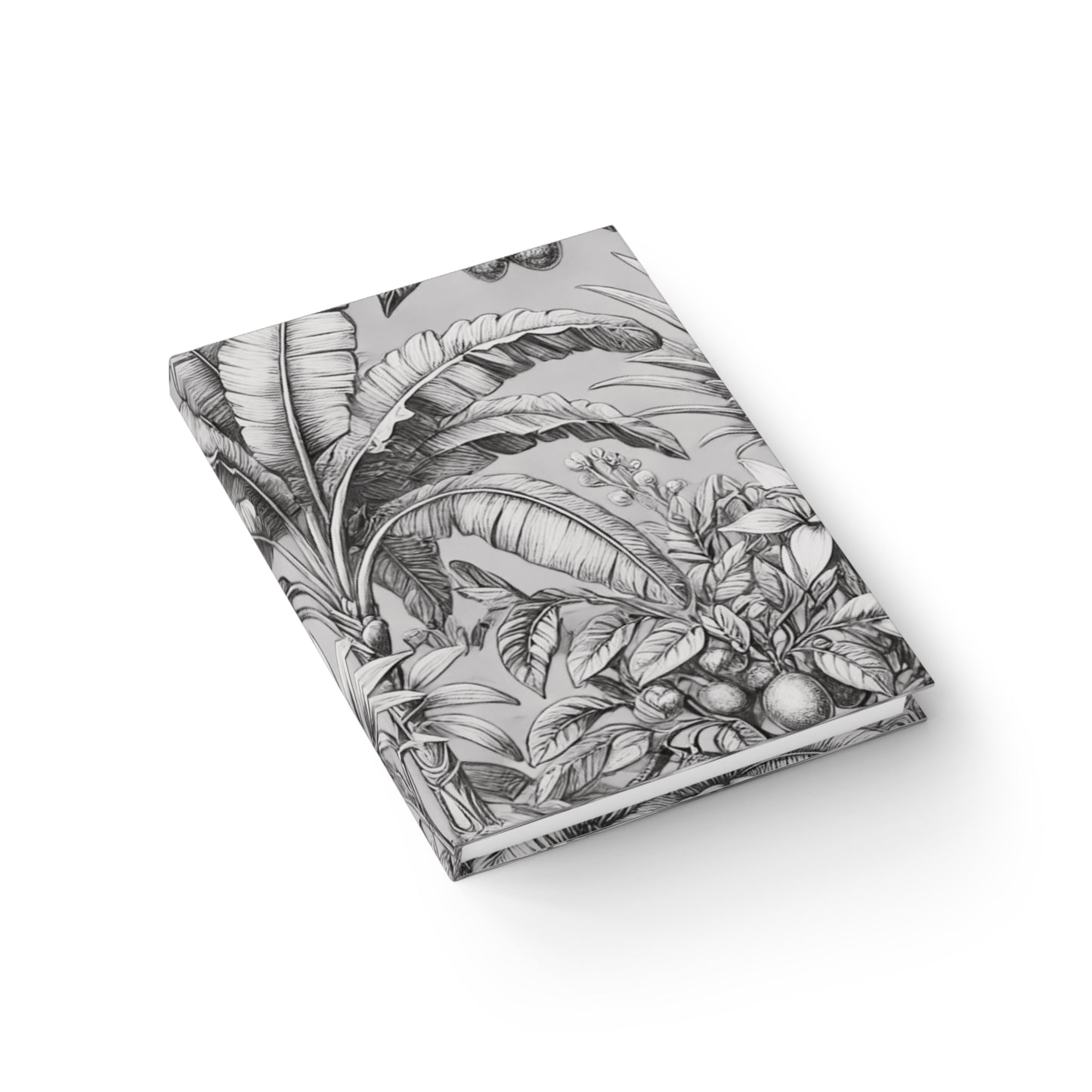 Tropical Fruit/Newspaper Journal - 5" x 7"