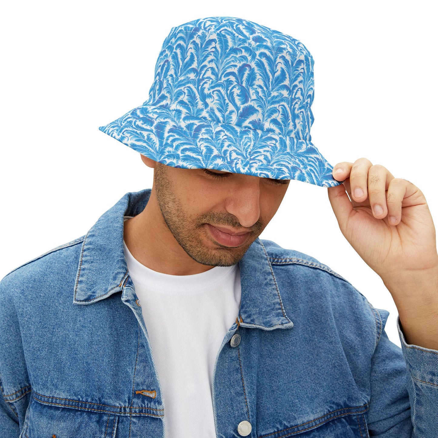 Tropical Polyester Bucket Hat, 2 Sizes - Rocco Blues
