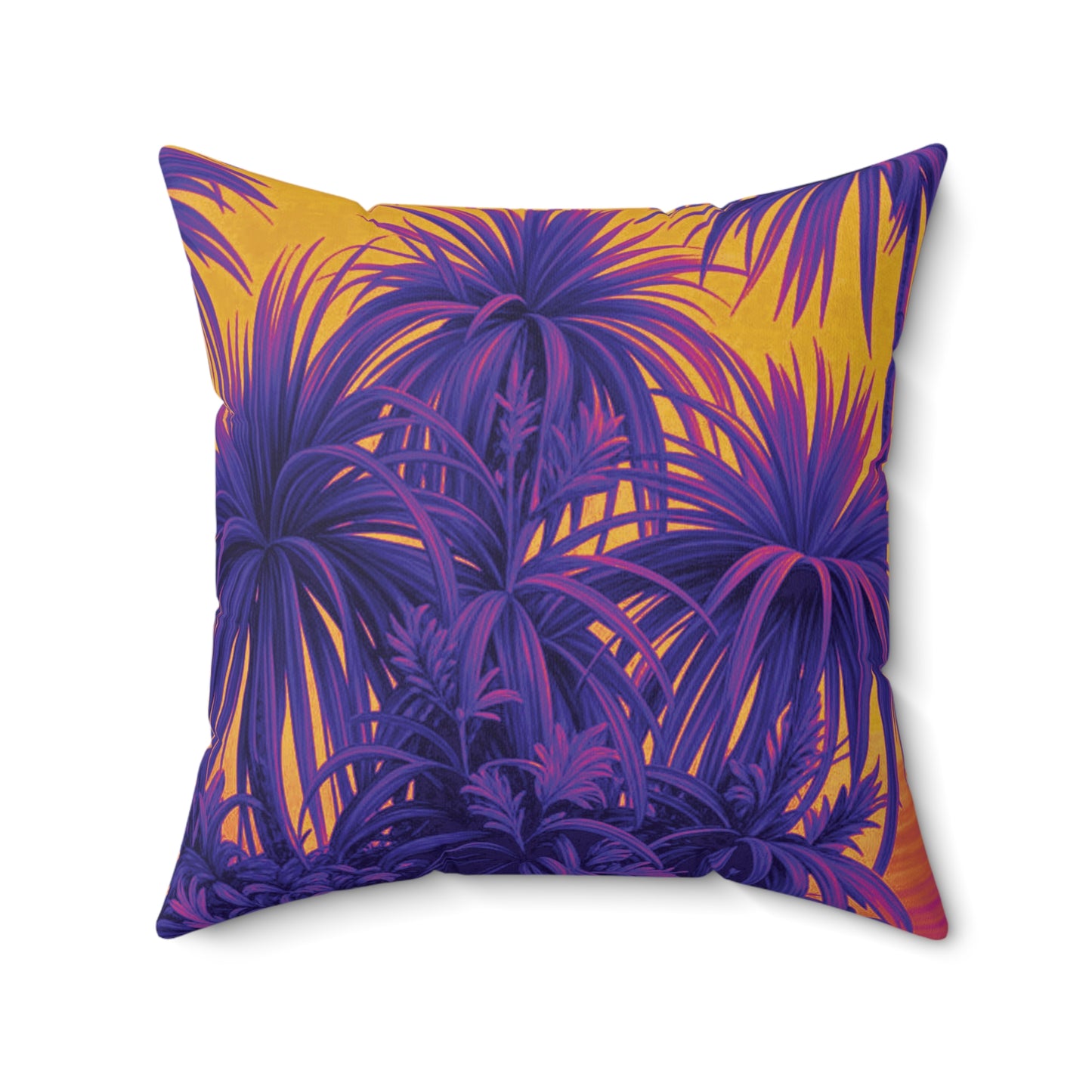 Decorative Pillow - Accent Cushion, 4 Sizes / Tiny Palm Island Pop