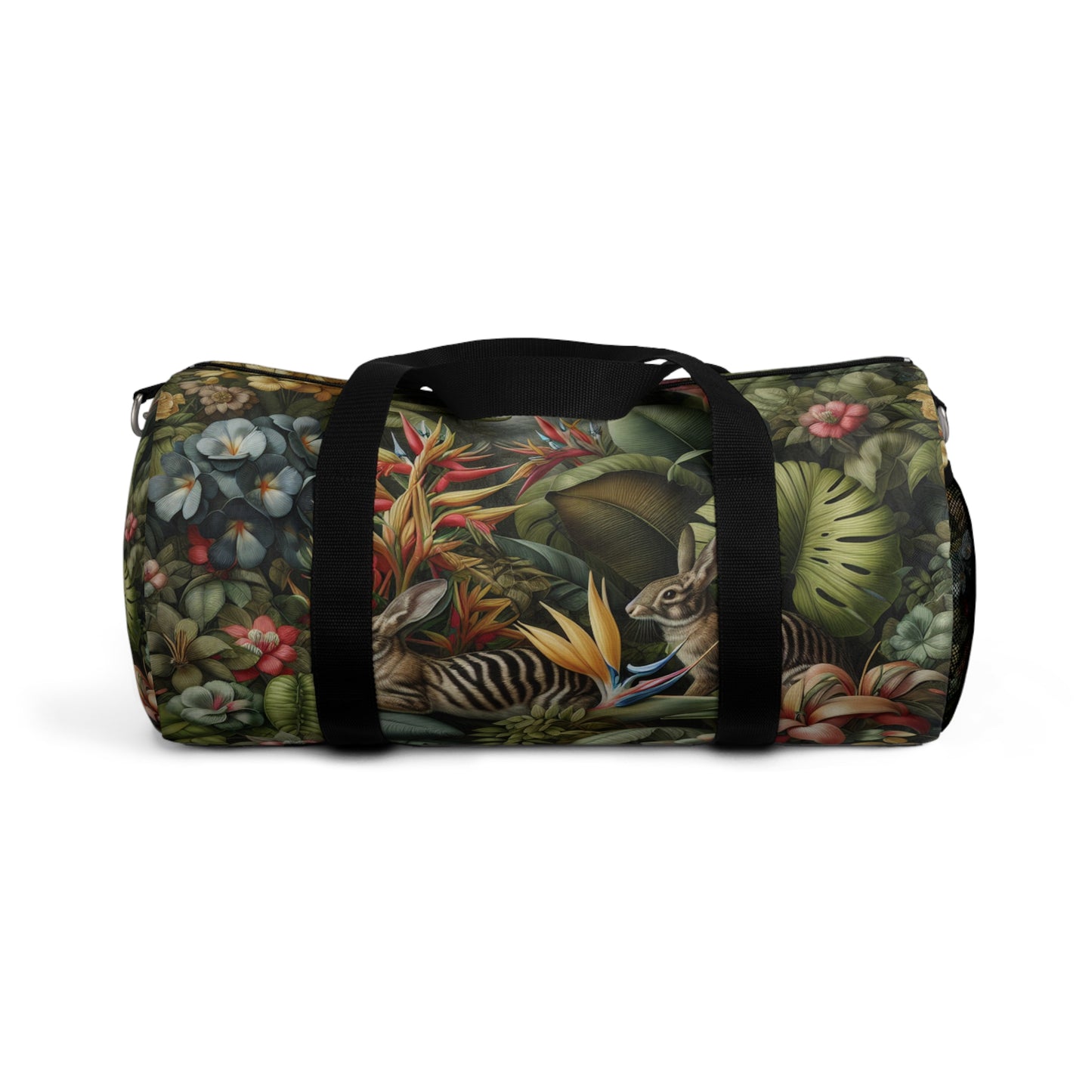 Tropical Duffel Bag - Perfect for Travel and Gym / Rainforest Rabbit Outing