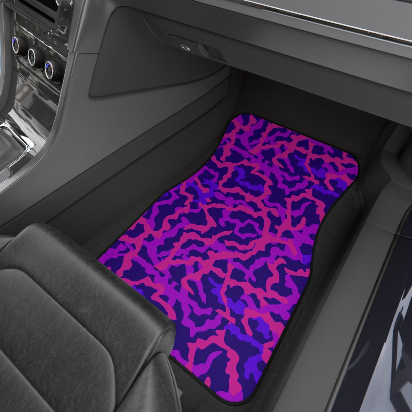 Tropical Coral Threads/Heatwave Front Car Mats - SET of 2
