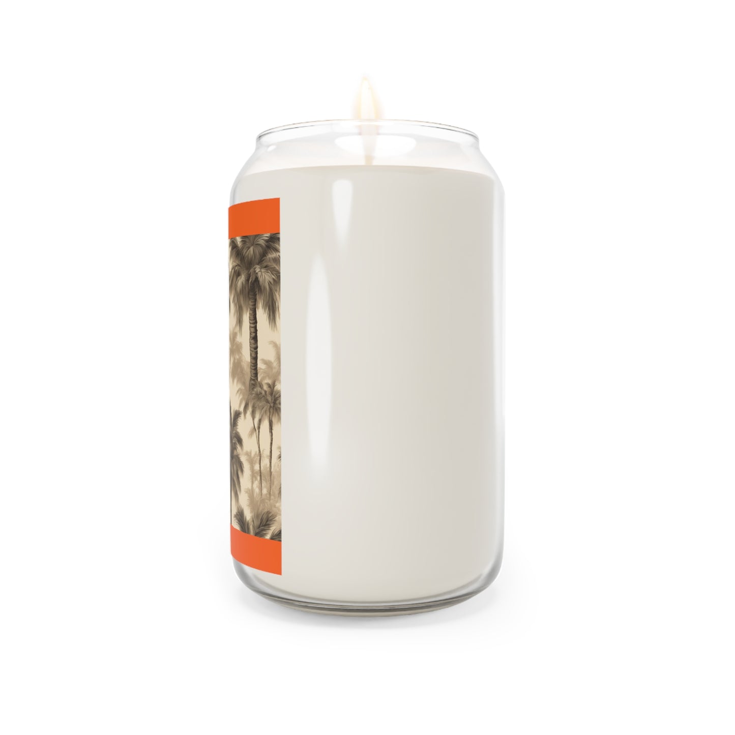 Scented Candle, 13.75oz - Lisa's Fluffy Palms, orange