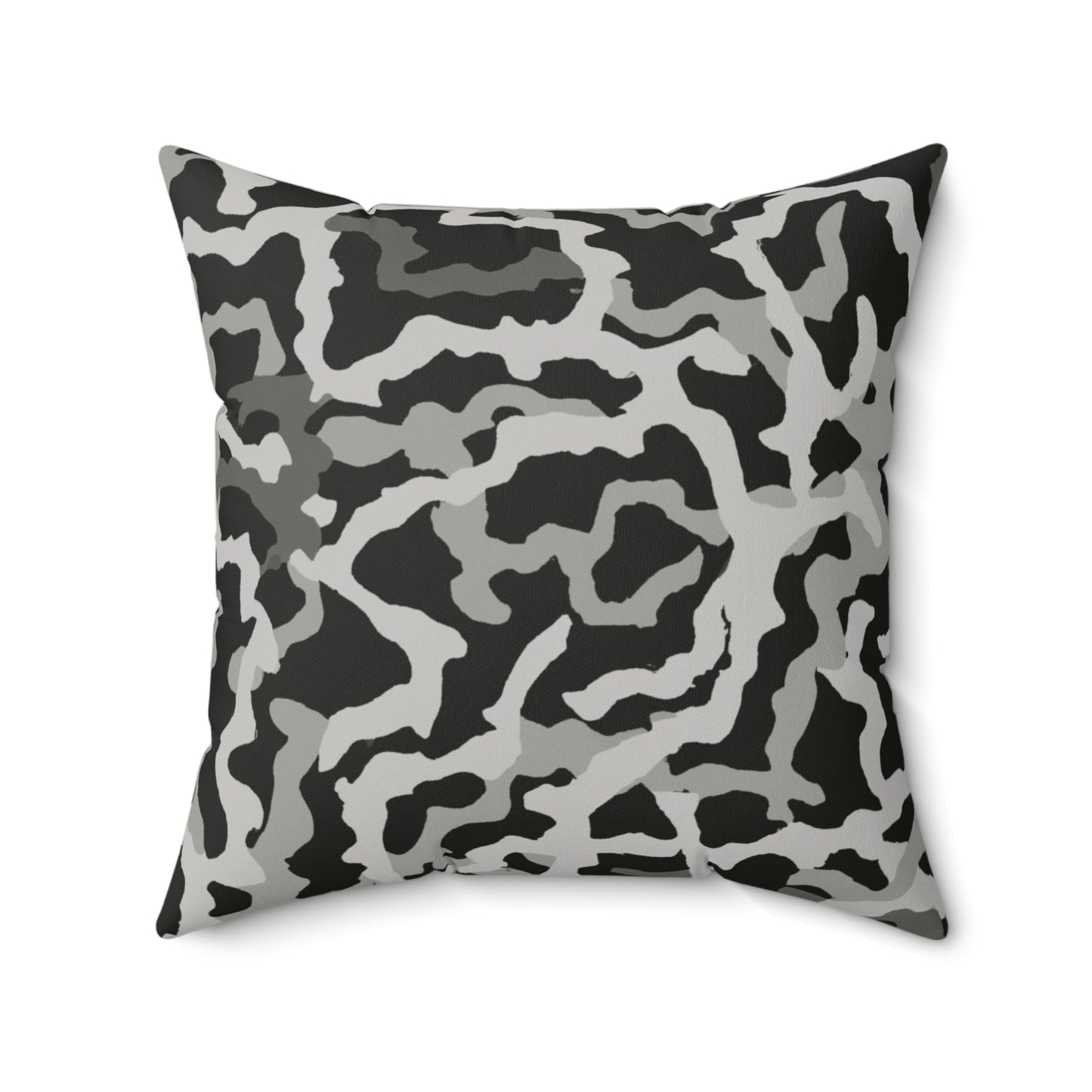 Decorative Pillow - Accent Cushion, 4 Sizes / Coral Threads, Noir