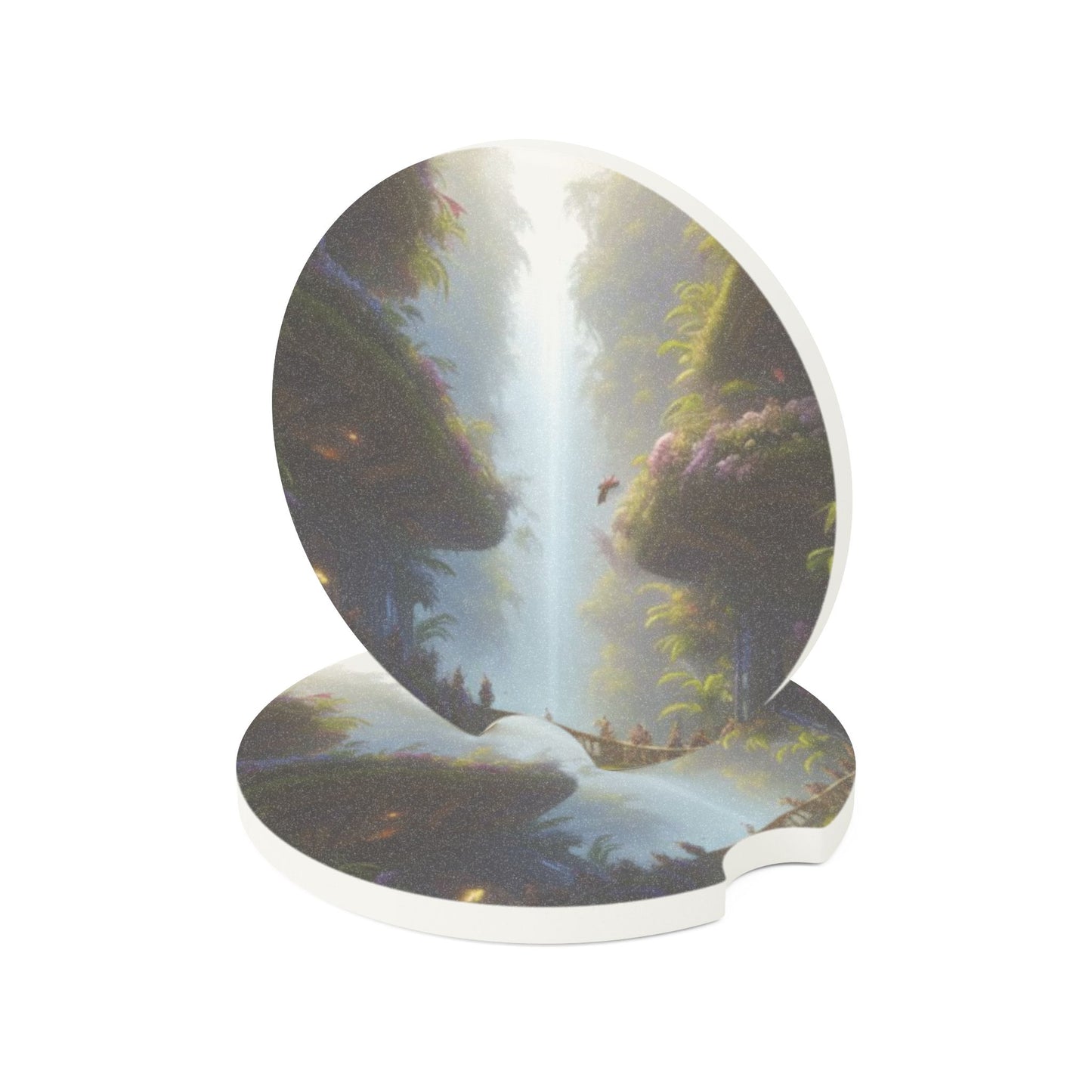 Soapstone Car Coaster - Rainforest Home