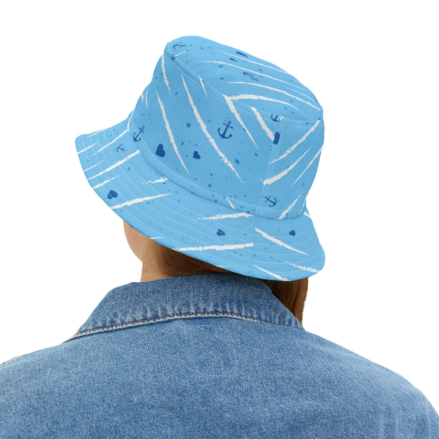 Tropical Polyester Bucket Hat, 2 Sizes - Sailing