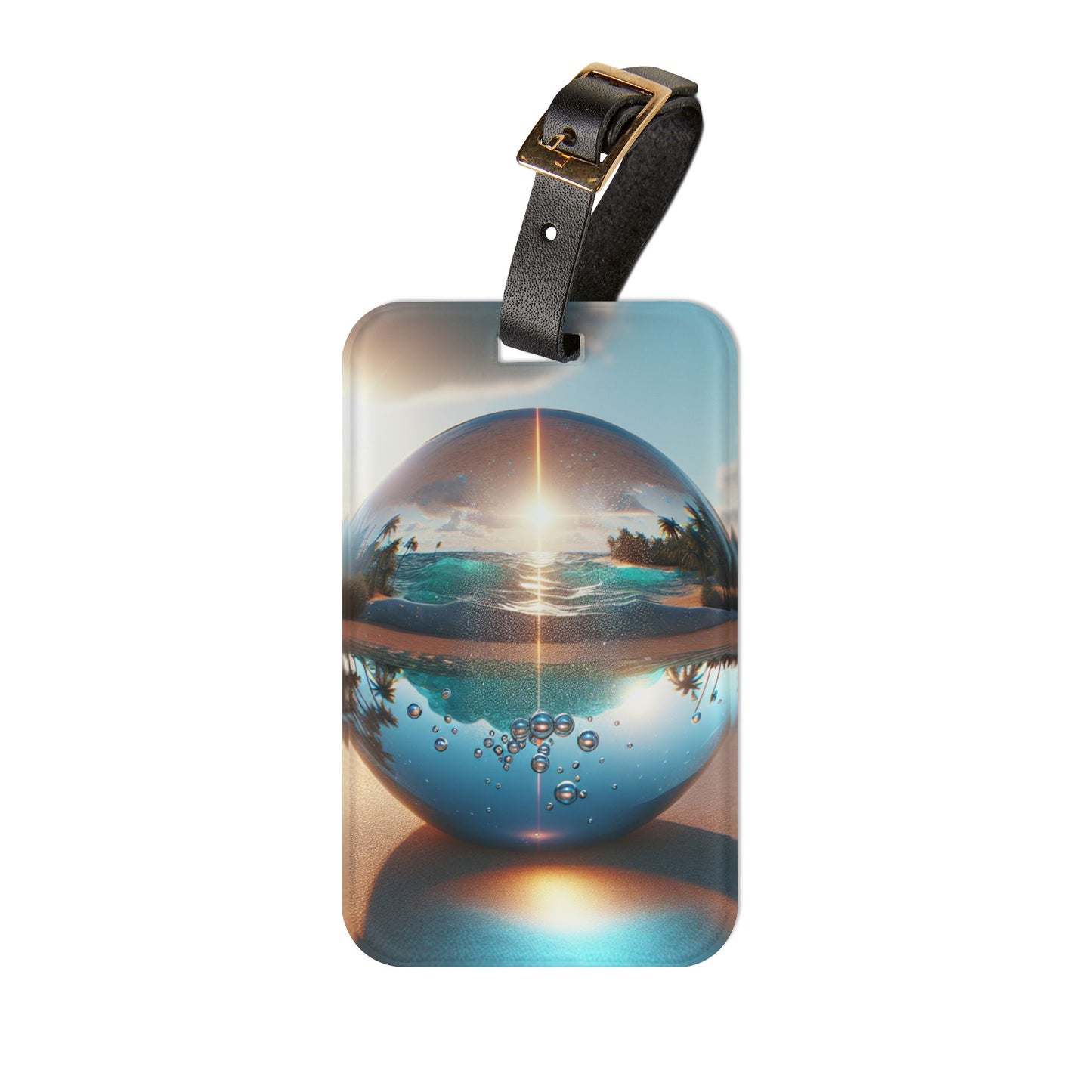 Luggage Tag - Beach Illusion Ball, Smooth Sand