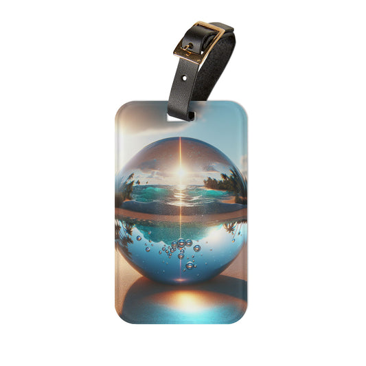 Luggage Tag - Beach Illusion Ball, Smooth Sand
