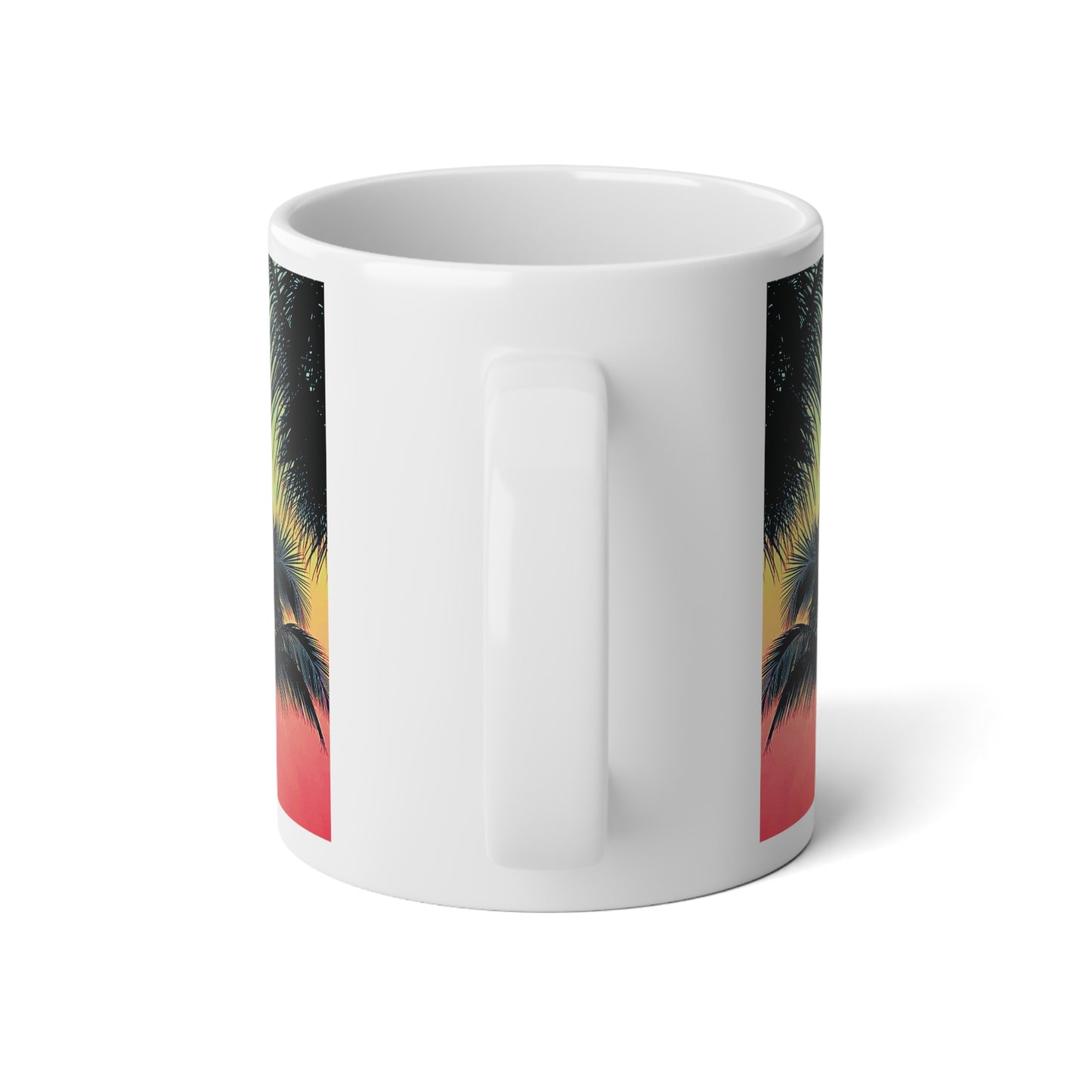 Jumbo Mug, 20oz, Palm Glow Sangria | Tropical Coffee Cup