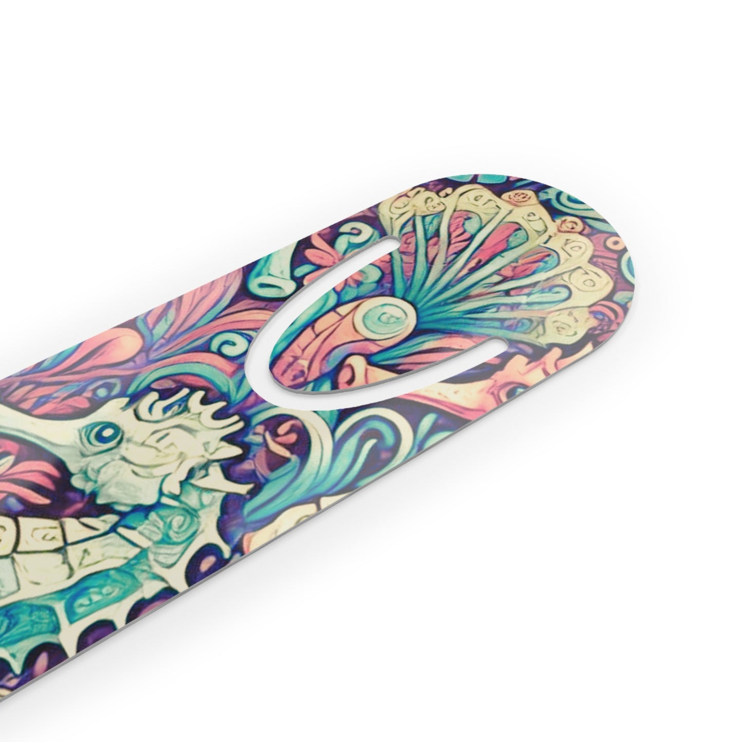 Bookmark - Aluminum, Sally the Seahorse Retro