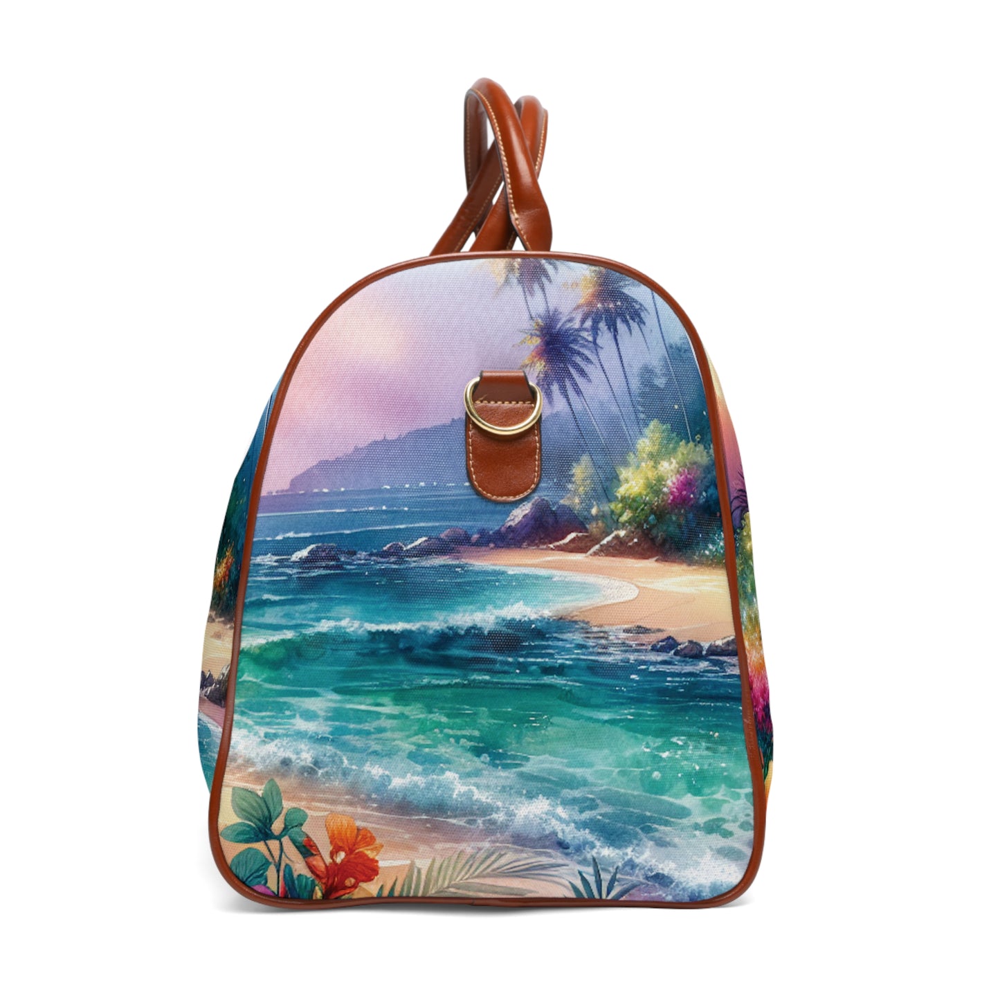 Tropical Waterproof Travel Bag - Perfect for Beach Getaways / Bay of Peace