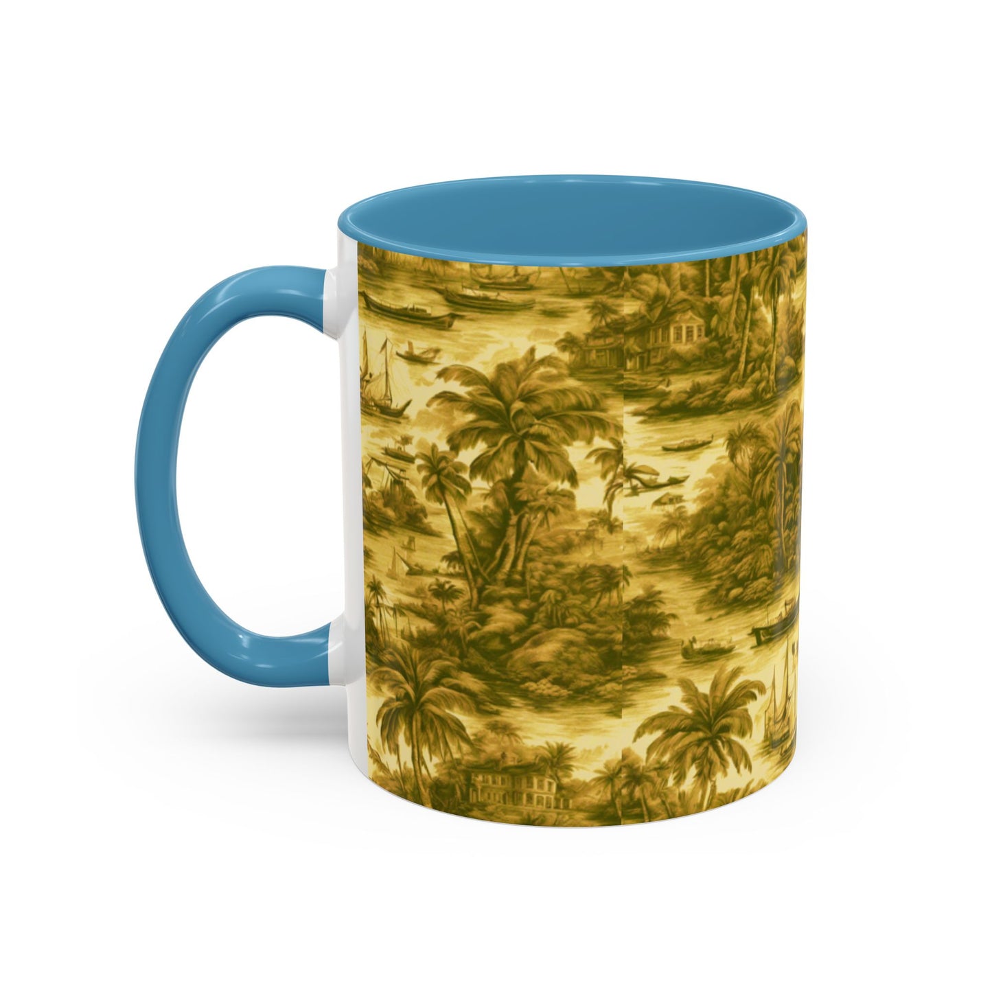 Copy of Accent Coffee Mug (11, 15oz), 8 Colors - Tiki Boss Loika