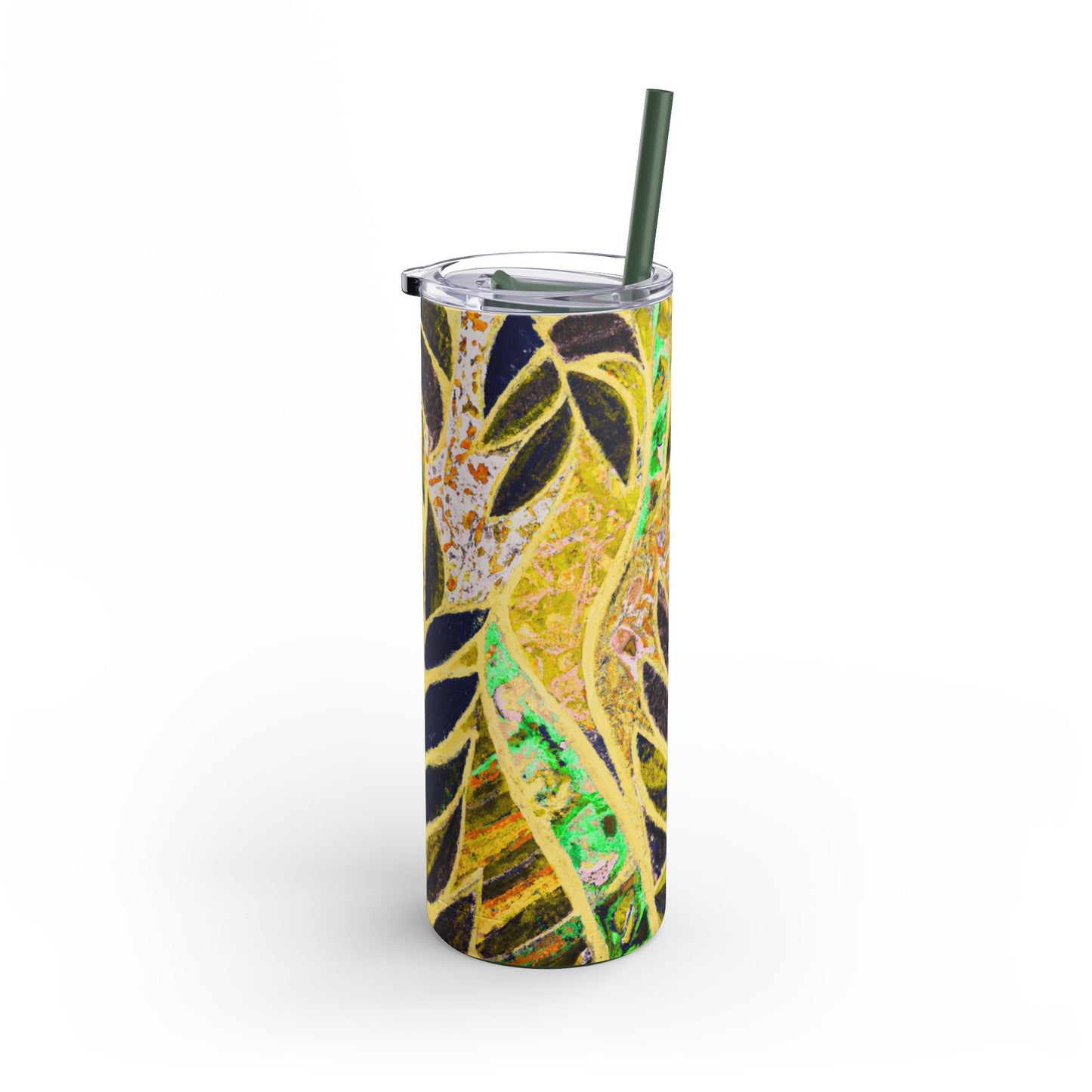 20oz Matte Tumbler, 7 Colors - Stylish Travel Cup - Amazon Whimsy, Yellow