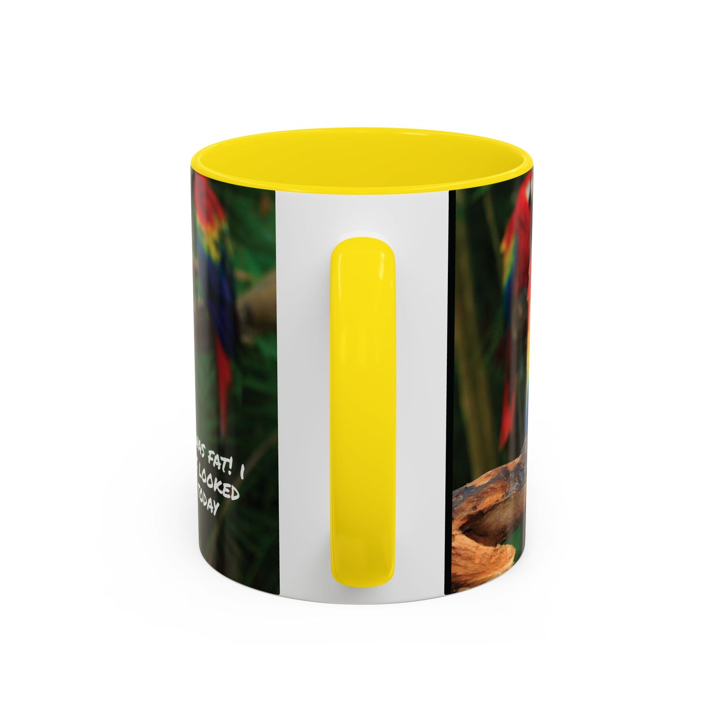 Parrot Accent Coffee Mug (11, 15oz), 8 Colors - Extra Puffy