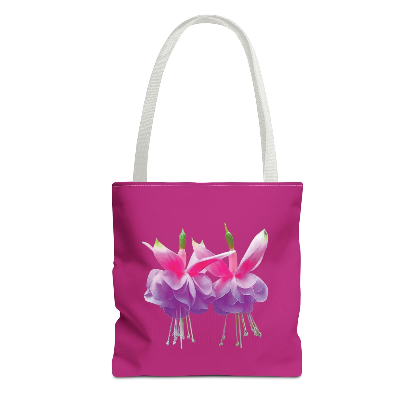 Tropical Real Two Fuchsias/Pink Tote Bag - 3 Sizes