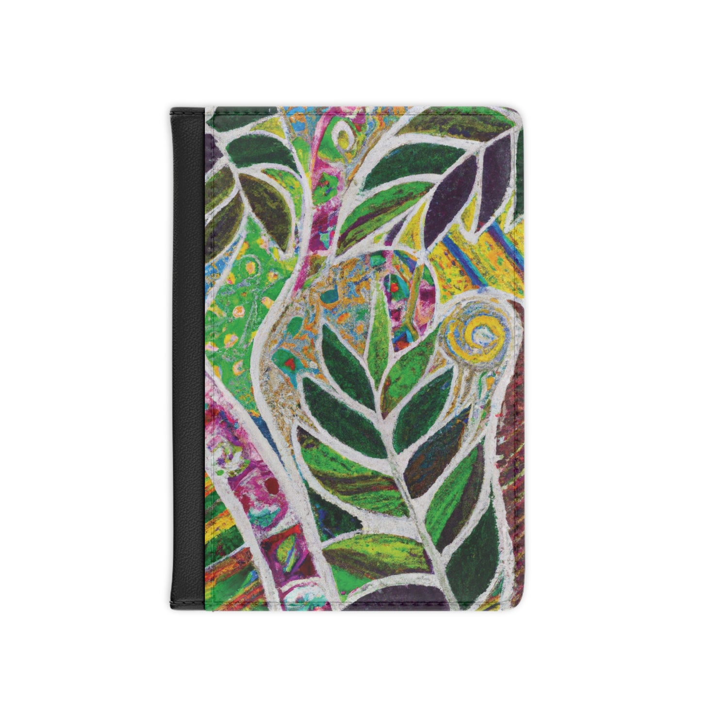 Tropical Passport Cover, Faux Leather - RFID blocking for travel security / Amazon Whimsy