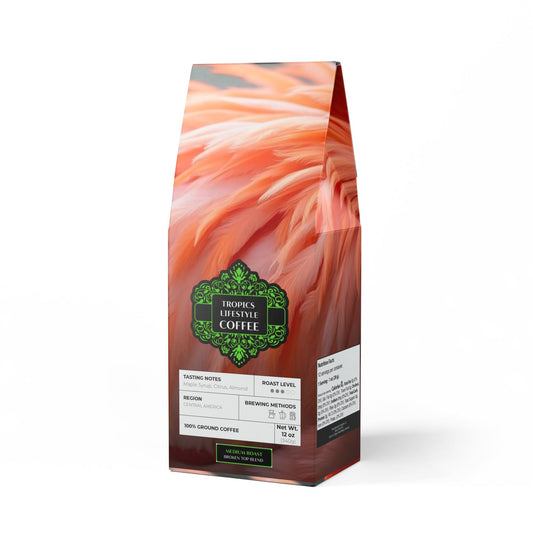 Palm Harvest™ Blend (Medium Roast) Specialty Grade Craft Coffee / Flamingo Feathers