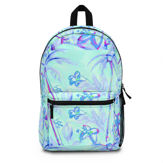 Tropical Backpack  / Tropical Doodles/Blue