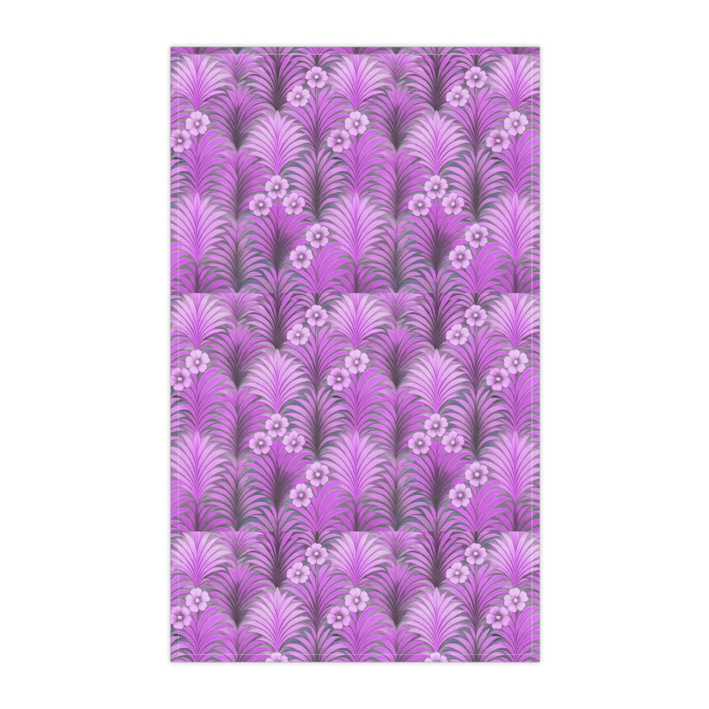 Tea Towels (cotton, poly) - Sunrise Palms/Amethyst