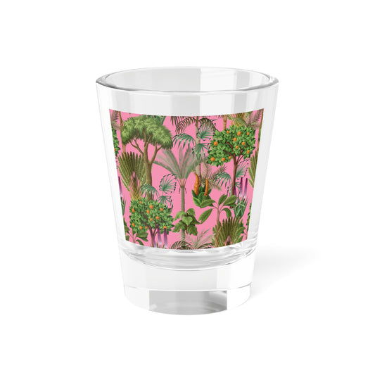 Clear Shot Glass, 1.5oz - Rainforest Pinks