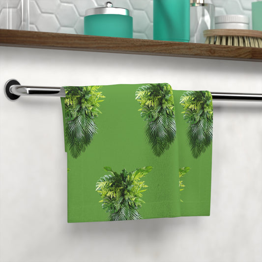 Face Towel - Palm Frond Cascade, Green