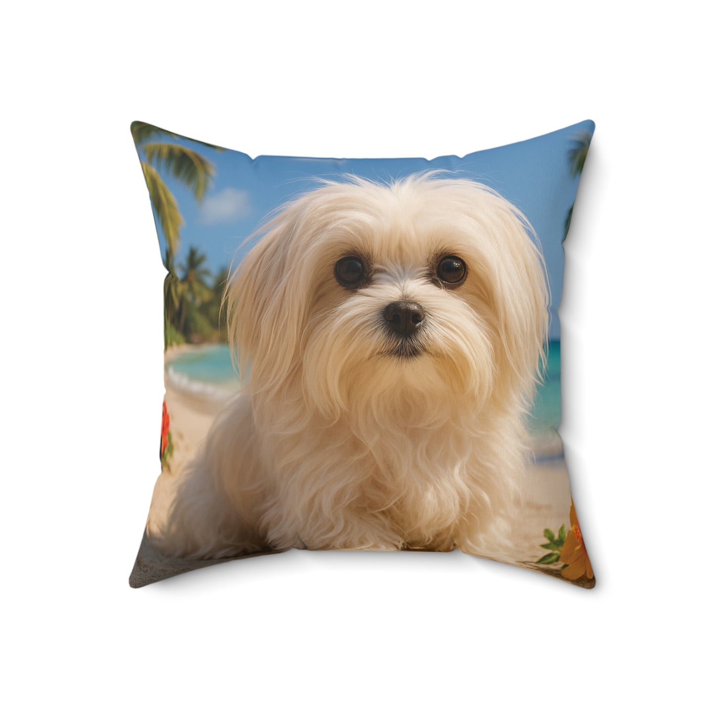 Decorative Pillow - Accent Cushion, 4 Sizes / Puppy Ariel