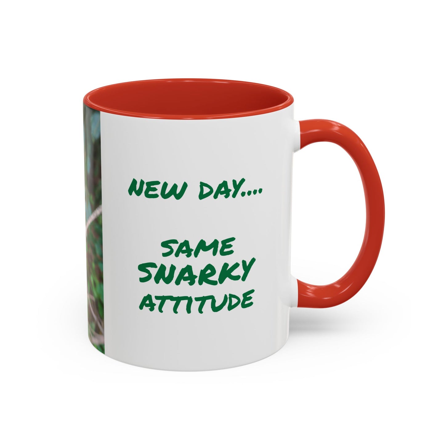 Parrot Accent Coffee Mug (11, 15oz), 8 Colors - Same Snarky Attitude