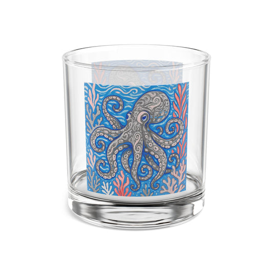 Rocks Glass, 10oz - Kraken Joe/Slate
