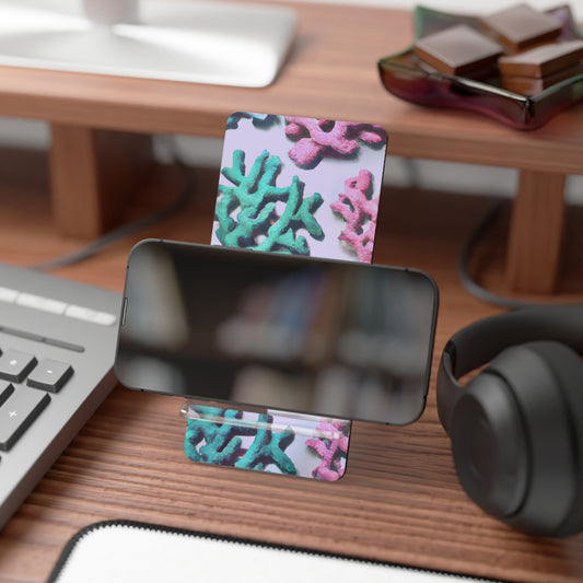 Mobile Display Stand for Smartphones, Corals Lilac