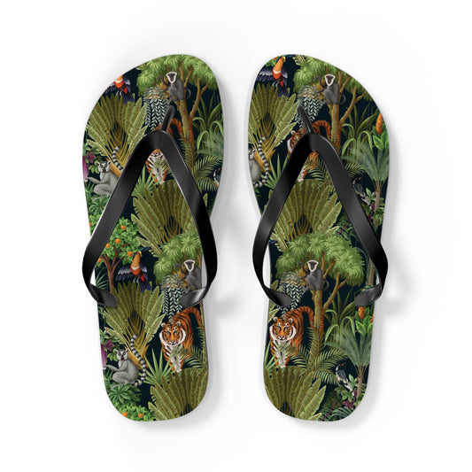 Flip Flops - Tiger Haven, Midnight