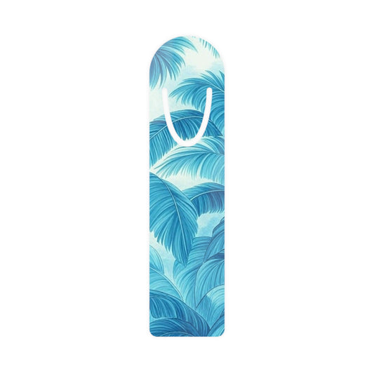 Bookmark - Aluminum, Palm Serenity, Turquoise