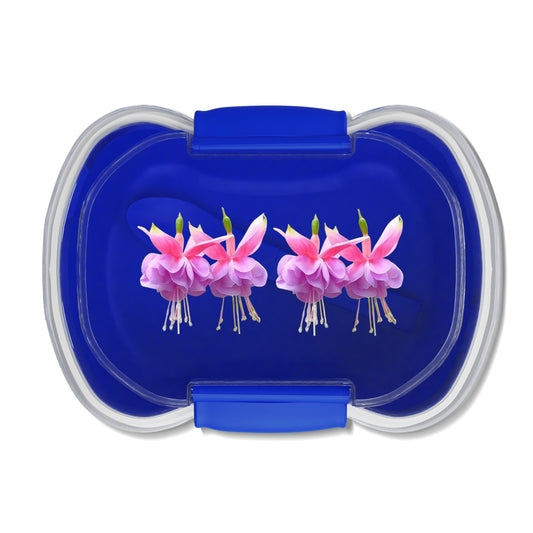 Two-tier Bento Box - Two Pink Fuchsias x 2
