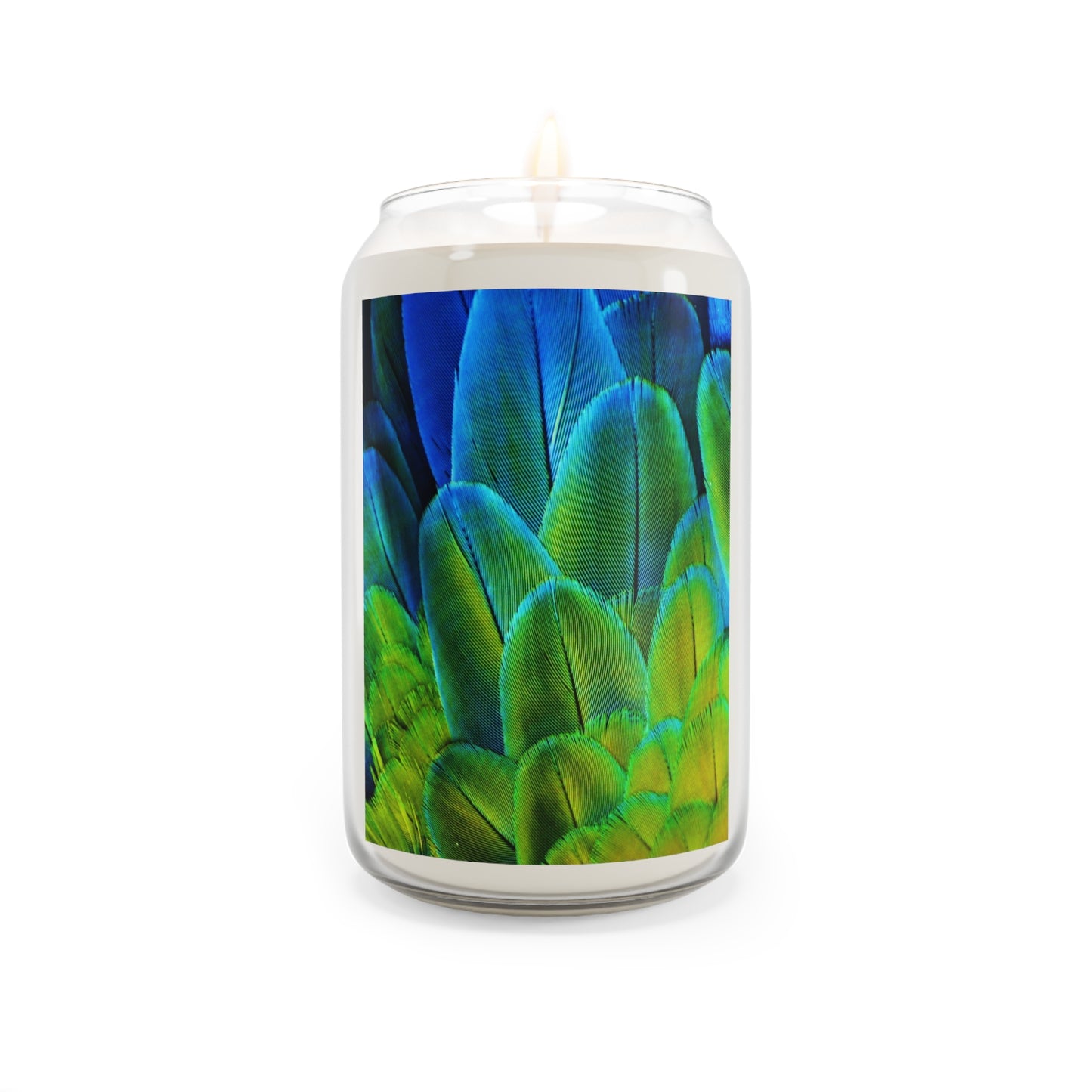 Scented Candle, 13.75oz - Shimmering Peacock Plumes