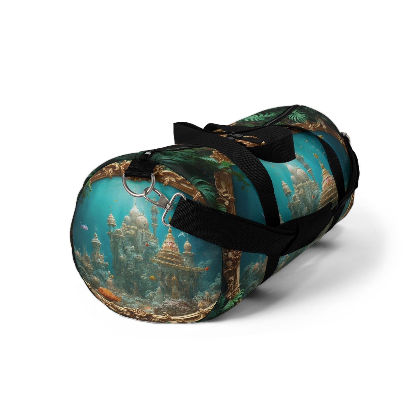 Tropical Duffel Bag - Perfect for Travel and Gym / Mermaid Palace, Aegean Sea