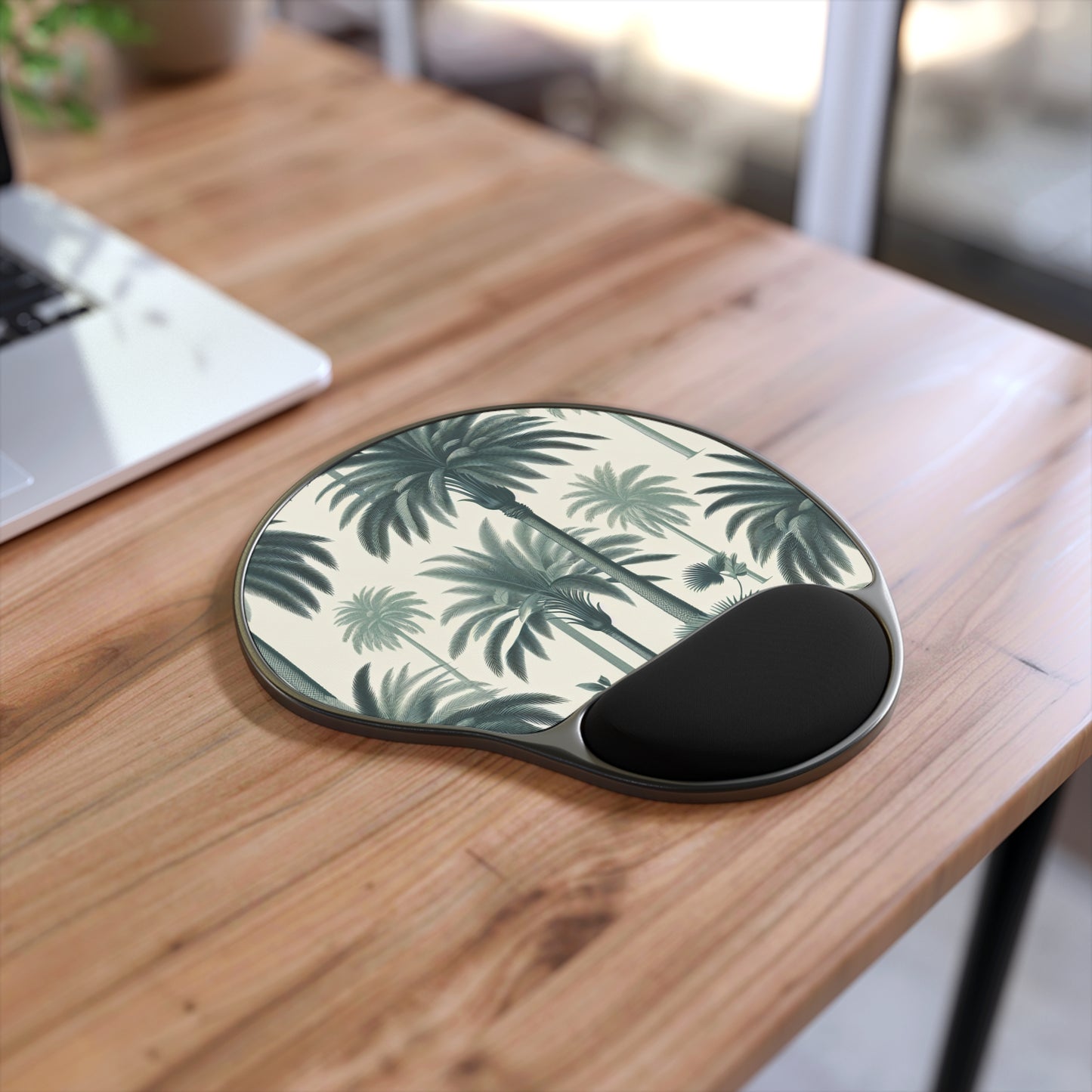 Mouse Pad With Wrist Rest, High Five Palms