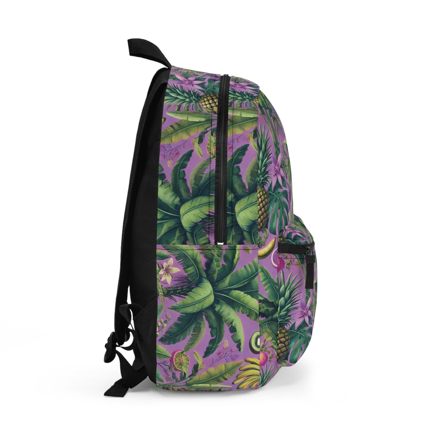 Tropical Backpack  / More Tropical Fruit, Deep Lilac