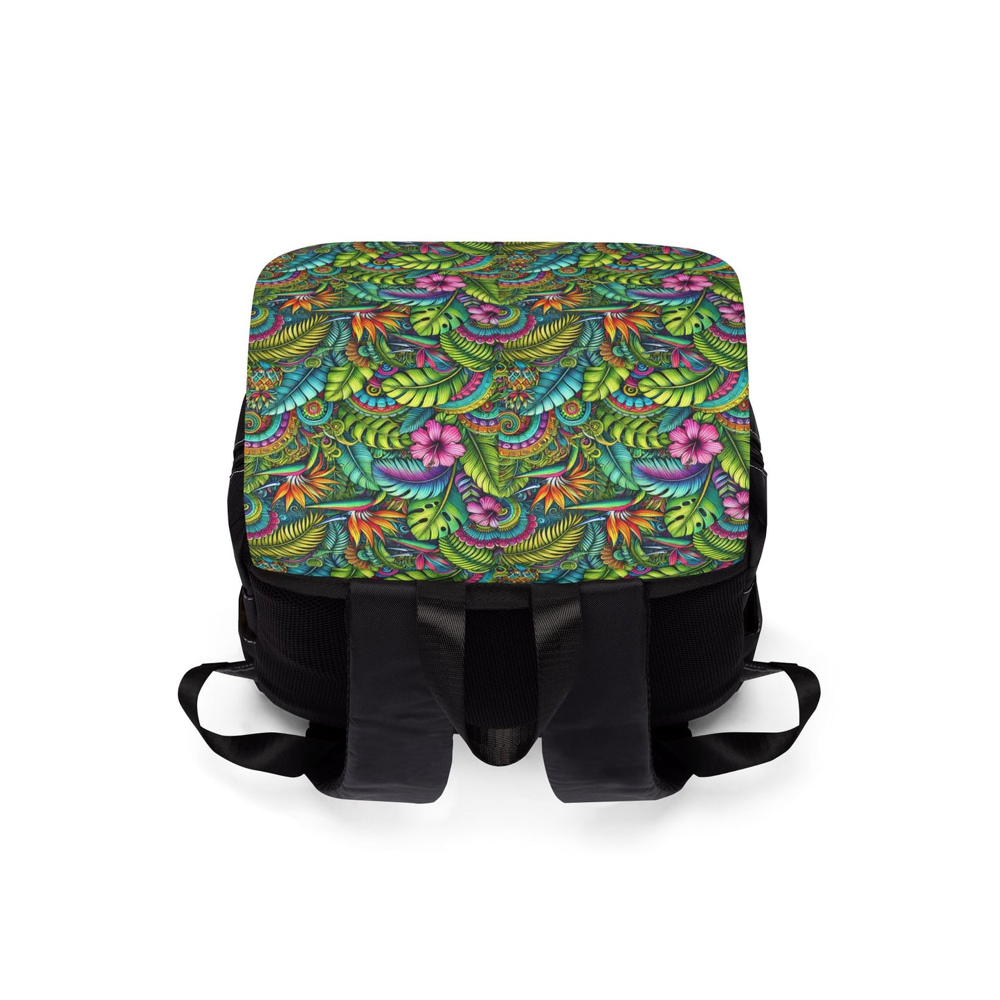 Rainforest Blooms Casual Backpack - Perfect for Everyday Adventures