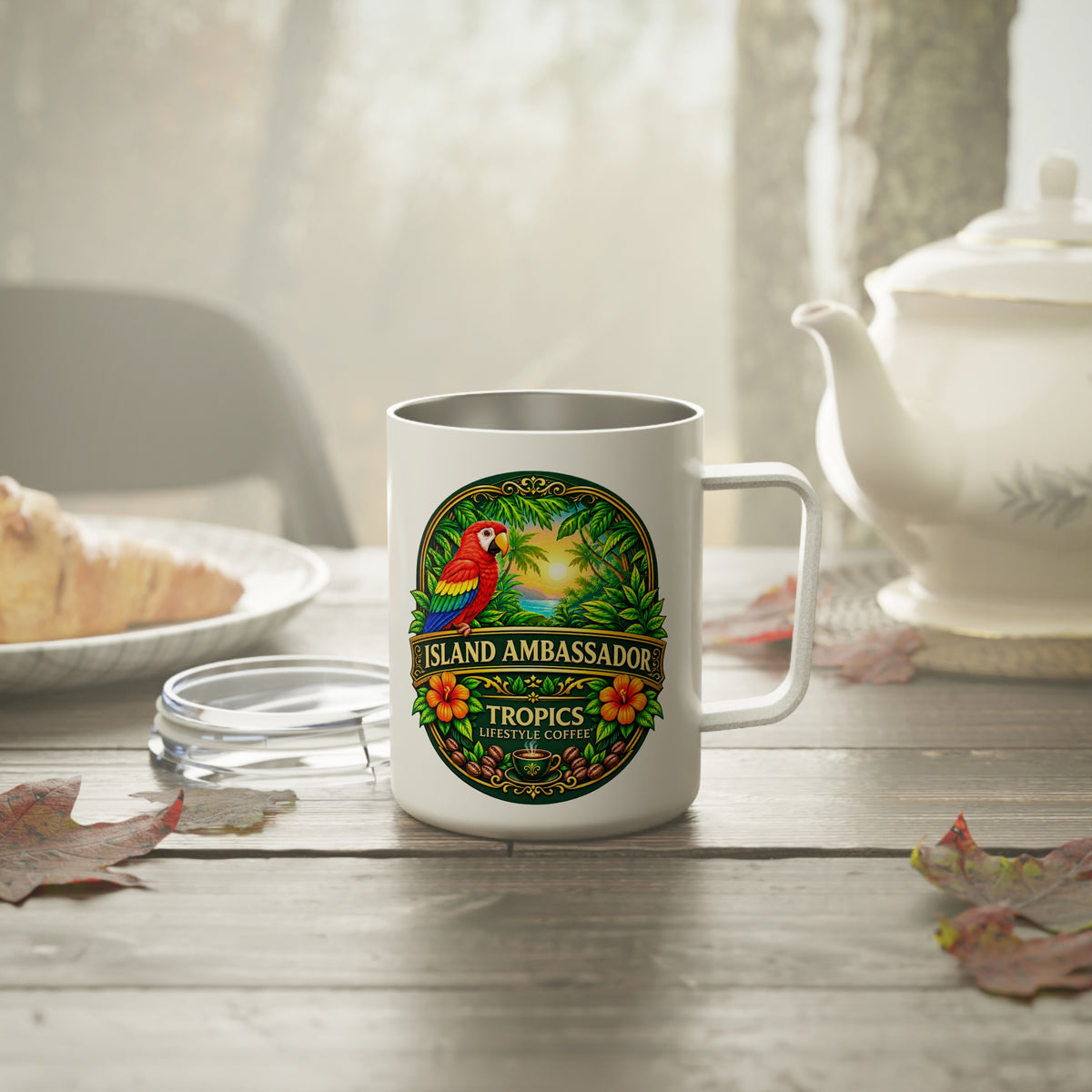 Insulated Coffee Mug, 10 oz - Island Ambassador Earned