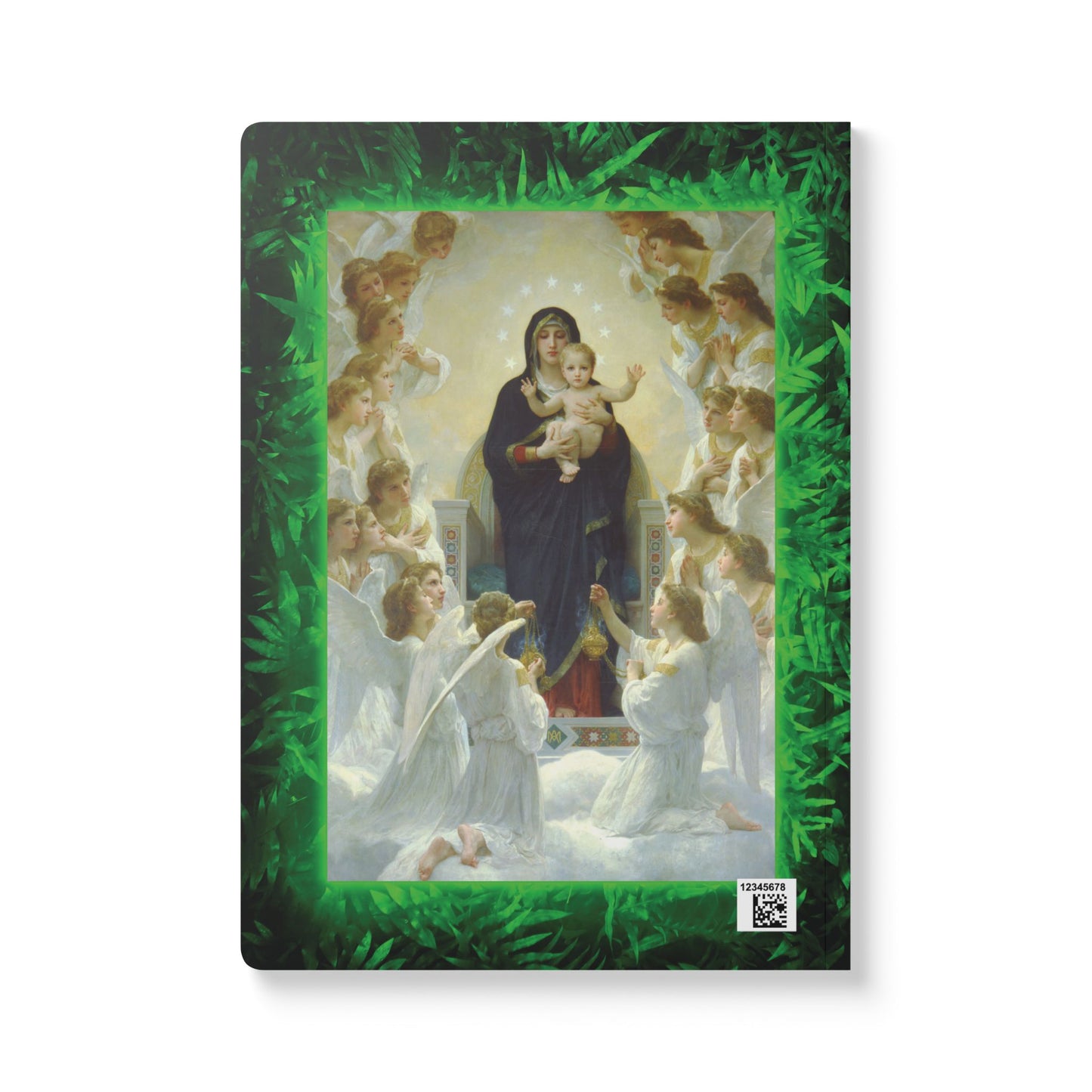 Religious Softcover Journal - Tropical Glow Our Lady With Angels