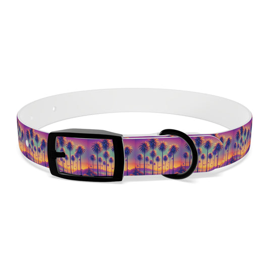 Dog Collar - Sunset Palms