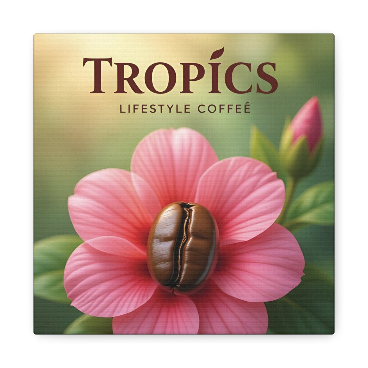 Tropical Matte Canvas ~ Coffee Bloom