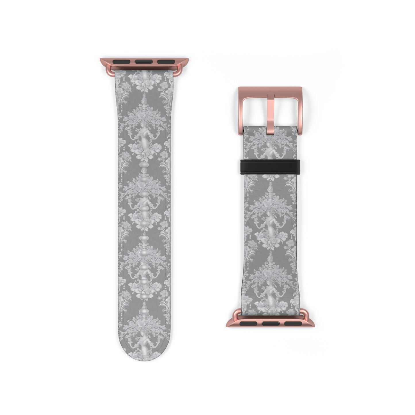 Apple Watch Band - Pearl Lady Toile, slate